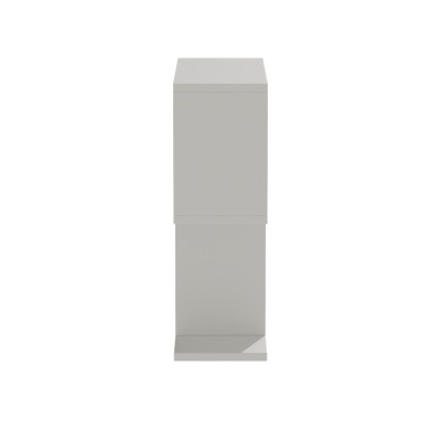 Table d'appoint Kora mélamine blanche 60x20x60cm