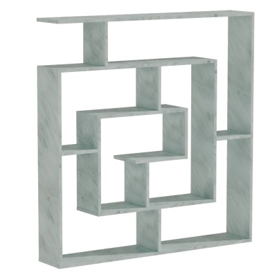 Bibliothèque Nardy marbre blanc 125x22x129cm
