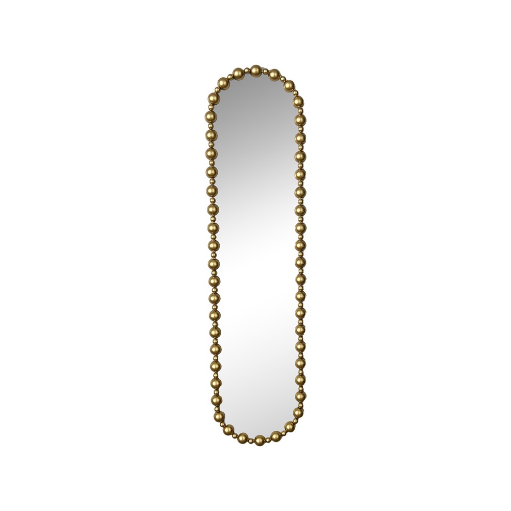 Miroir Baris Iart doré métallisé 40x4.5x160 cm Miroir Baris Iart doré métallisé 40x4.5x160 cm