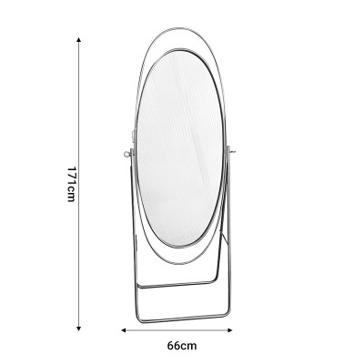 Miroir Erikson doré métallisé 66x39x171 cm