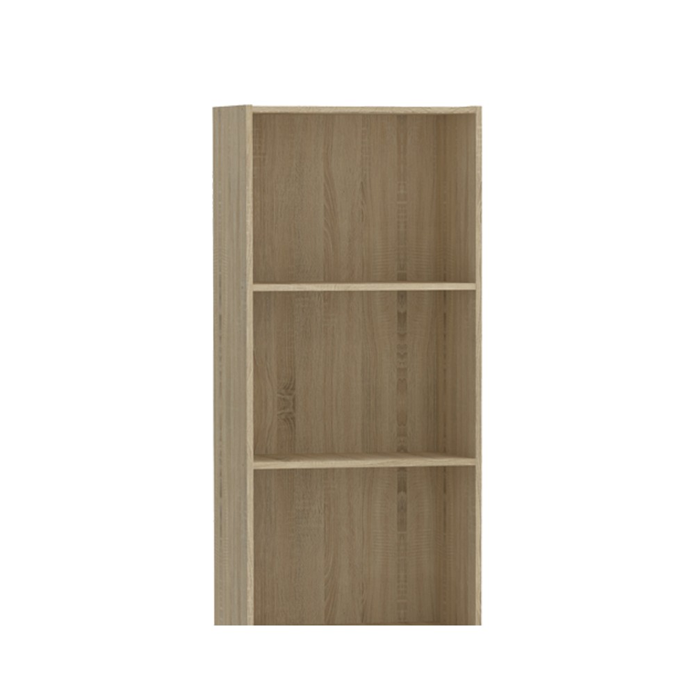 Bibliothèque Negan sonoma mélamine 57x33x180 cm