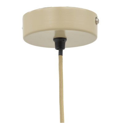 Plafonnier suspension luminaire papier tressé 25x115 cm
