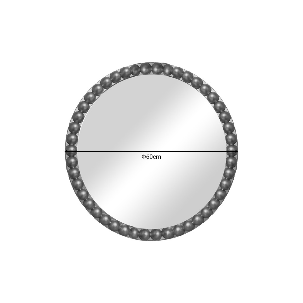 Miroir Mebel  blanc D60x3.5cm