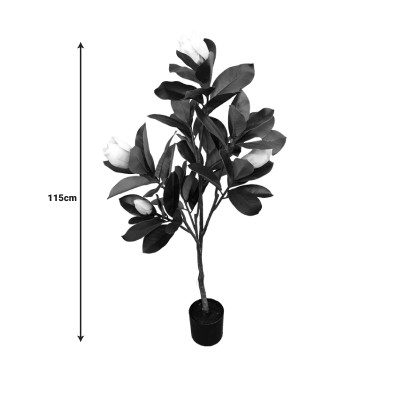 Plante artificiel décorative Mangola en pot  H115 cm