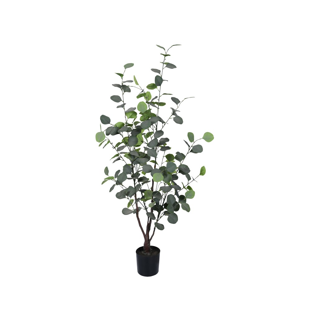 Plante artificiel décorative d'eucalyptus en pot H120cm