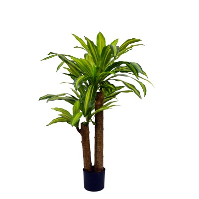 Plante artificiel décorative Dracaena en pot H110 cm