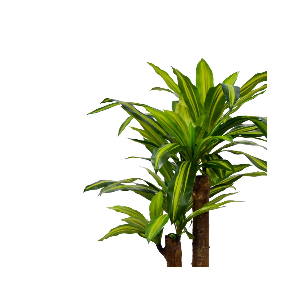 Plante artificiel décorative Dracaena en pot H110 cm