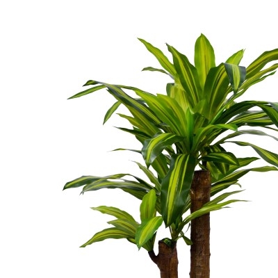 Plante artificiel décorative Dracaena en pot H110 cm