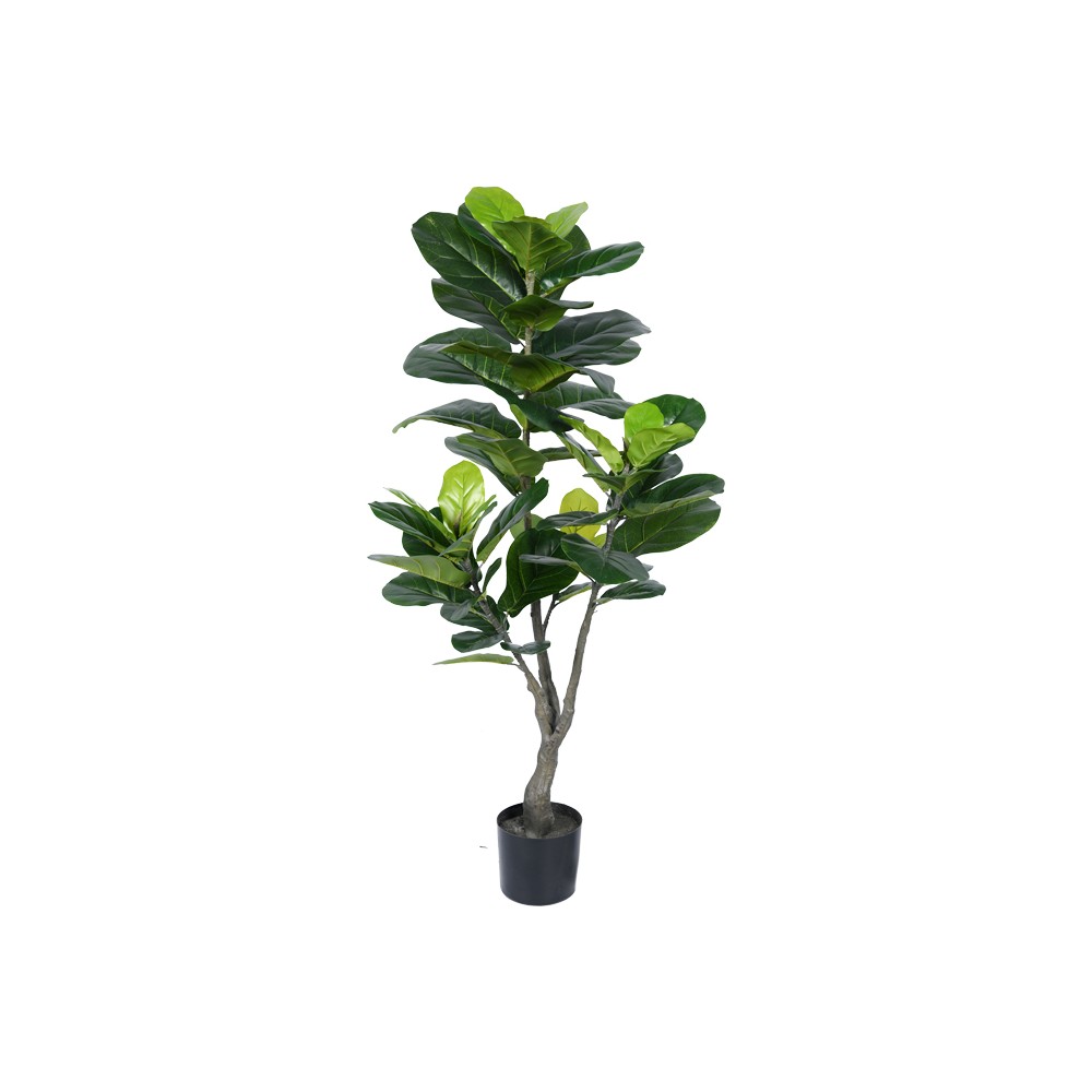 Plante artificiel décorative Crosse de fougère en pot H120cm