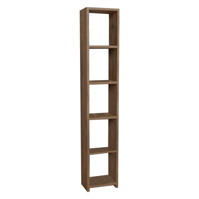 Bibliothèque Barzine mélamine teinte naturelle 27,6x19,5x150 cm