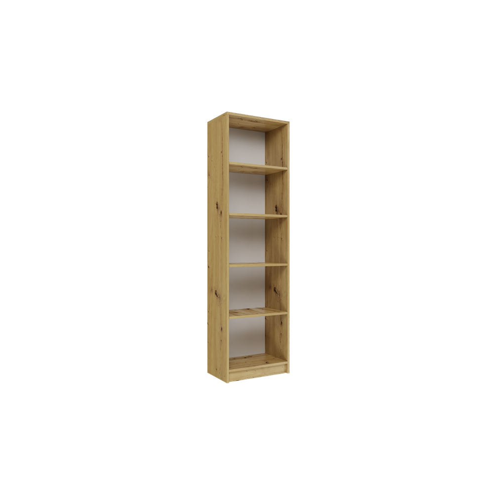 Bibliothèque LINO Bois 30 x 50 x 182 cm 5 niches Bois