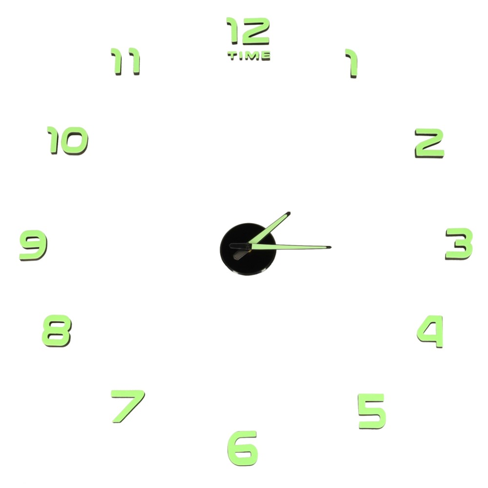 Horloge mural fluorescente 50-60cm 12 chiffres