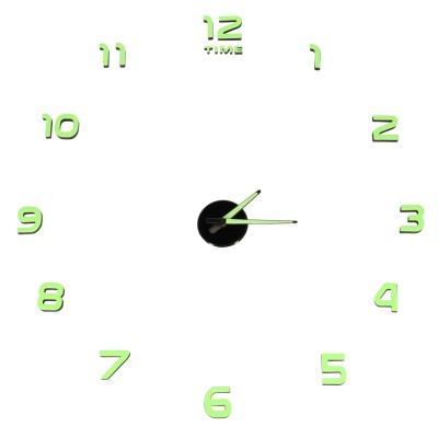 Horloge mural fluorescente 50-60cm 12 chiffres