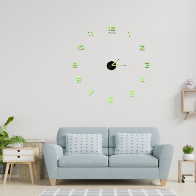 Horloge mural fluorescente 50-60cm 12 chiffres