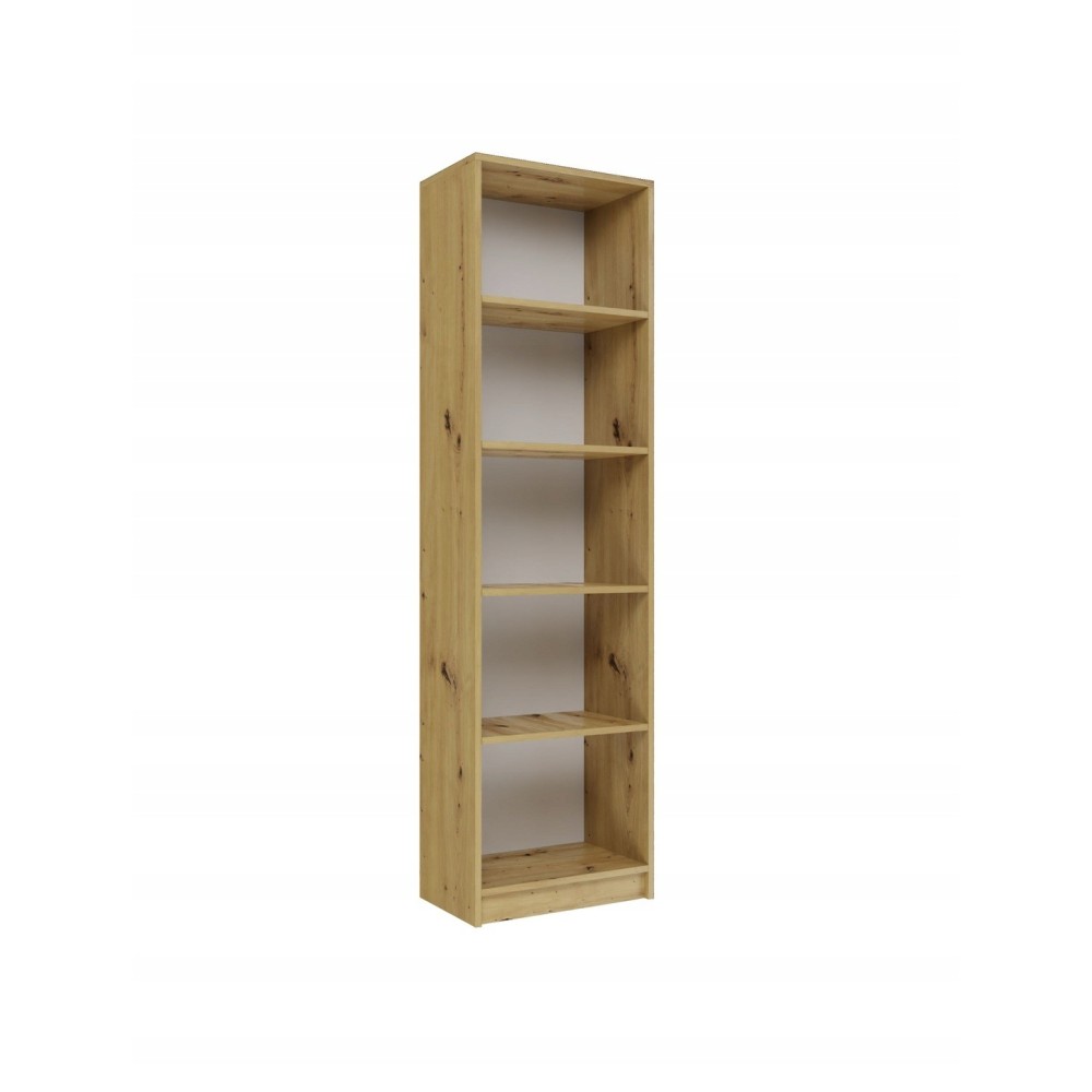 Bibliothèque LINO Bois 30 x 50 x 182 cm 5 niches Bois
