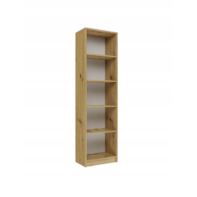 Bibliothèque LINO Bois 30 x 50 x 182 cm 5 niches Bois