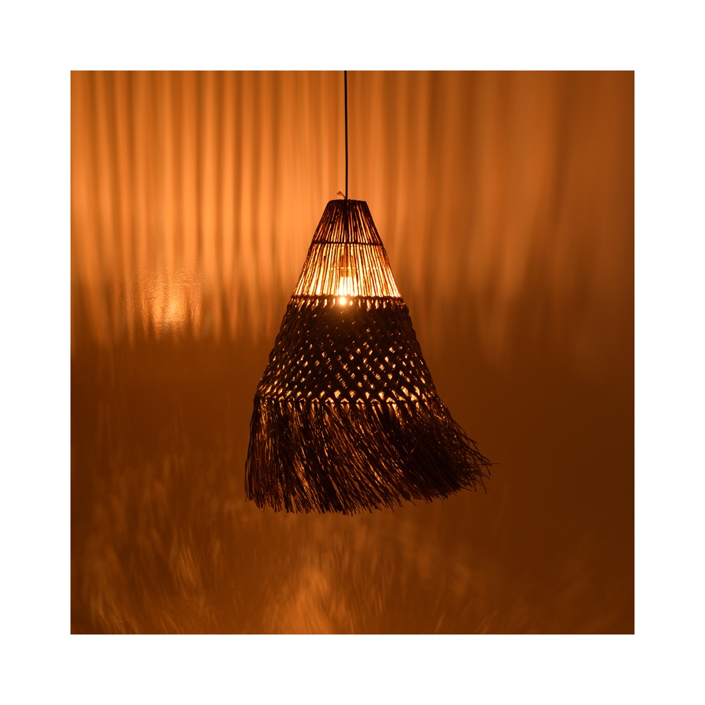 Plafonnier suspension luminaire abat jour 50x50x70 cm
