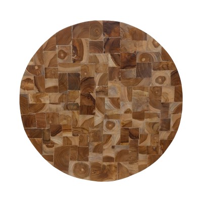Décoration murale bois naturel D60x4 cm

