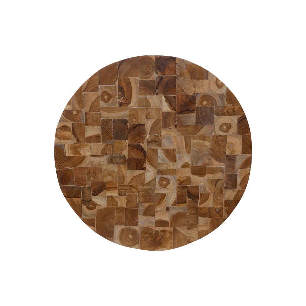 Décoration murale bois naturel D60x4 cm
